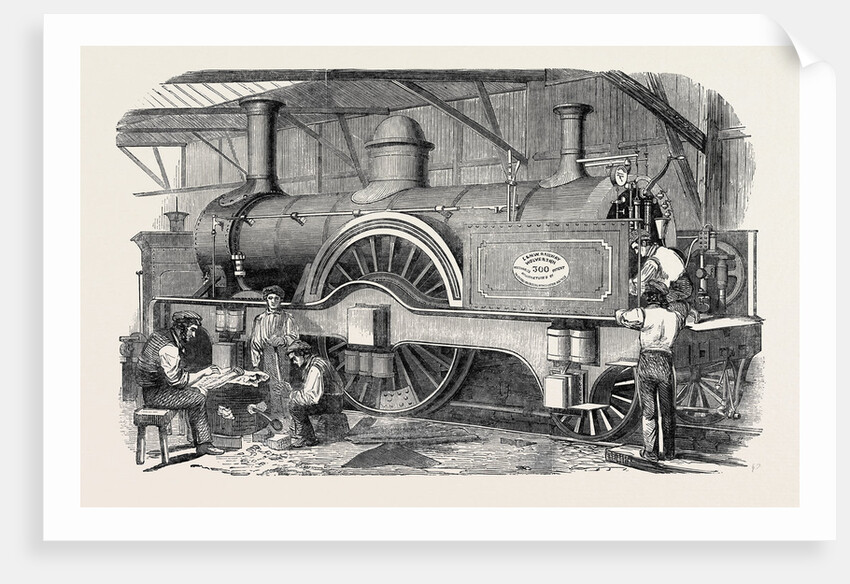 New Express Engine for the London and North-Western Railway, 1852 by Anonymous