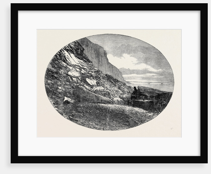 The Fallen East Cliff, at Hastings, 1852 by Anonymous