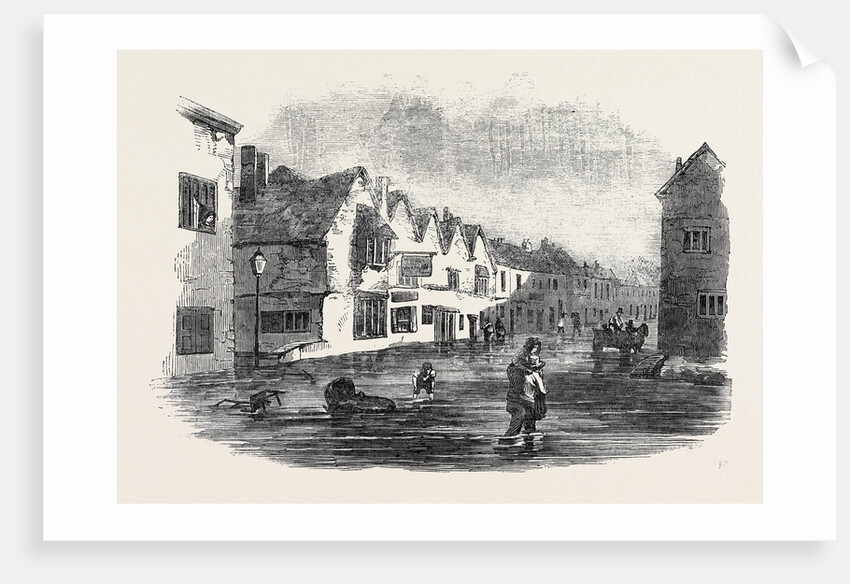 Flood at Fisherton, Salisbury by Anonymous
