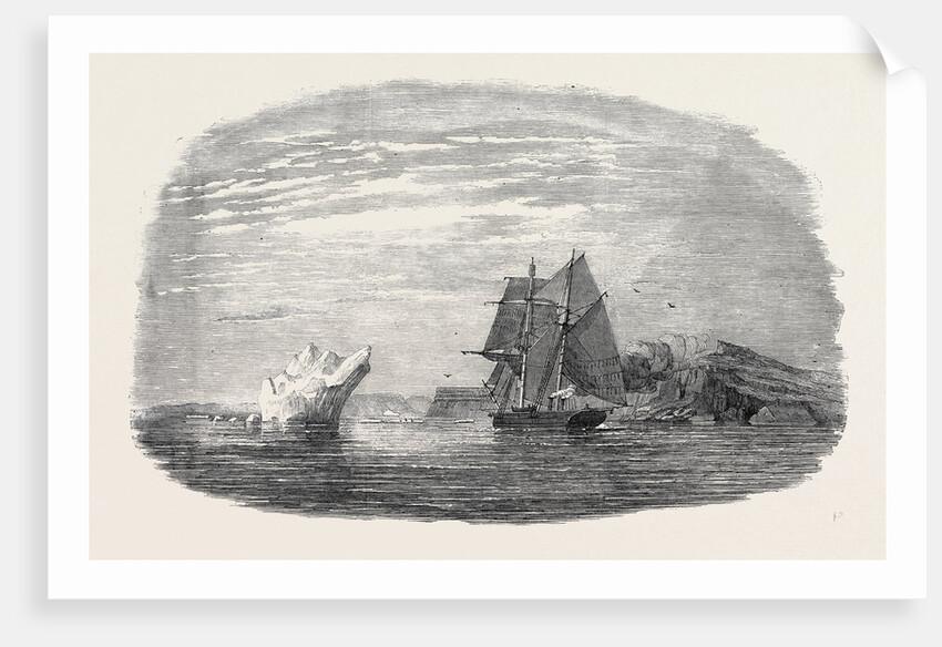 The Isabel Entering the Polar Basin Through Smith's Sound, in the Head of Baffin's Bay; the Search for Sir John Franklin by Anonymous
