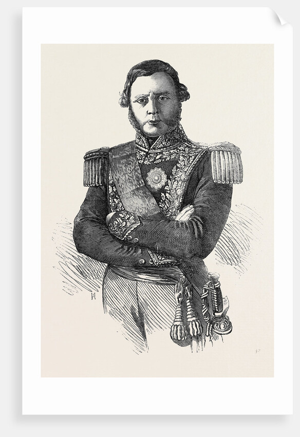 General Don Justo Jose De Urquiza, Governor of the Province of Entre Rios. by Anonymous