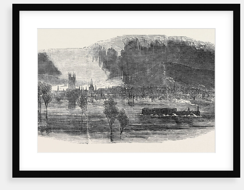 Flood at Gloucester, 1852 by Anonymous