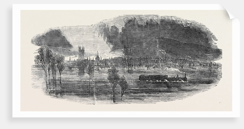 Flood at Gloucester, 1852 by Anonymous