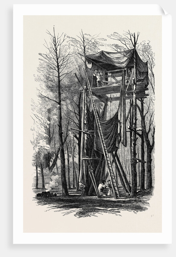 Artesian Boring Machinery, for Obtaining Water for the New Crystal Palace, at Sydenham by Anonymous