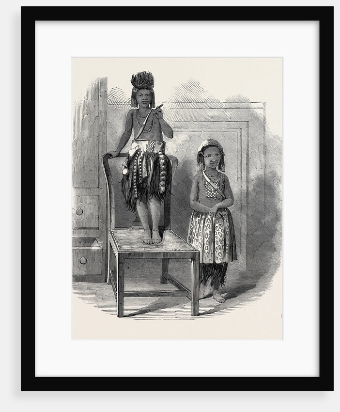 Boy and Girl of the Earthmen Tribe, from Port Natal. by Anonymous