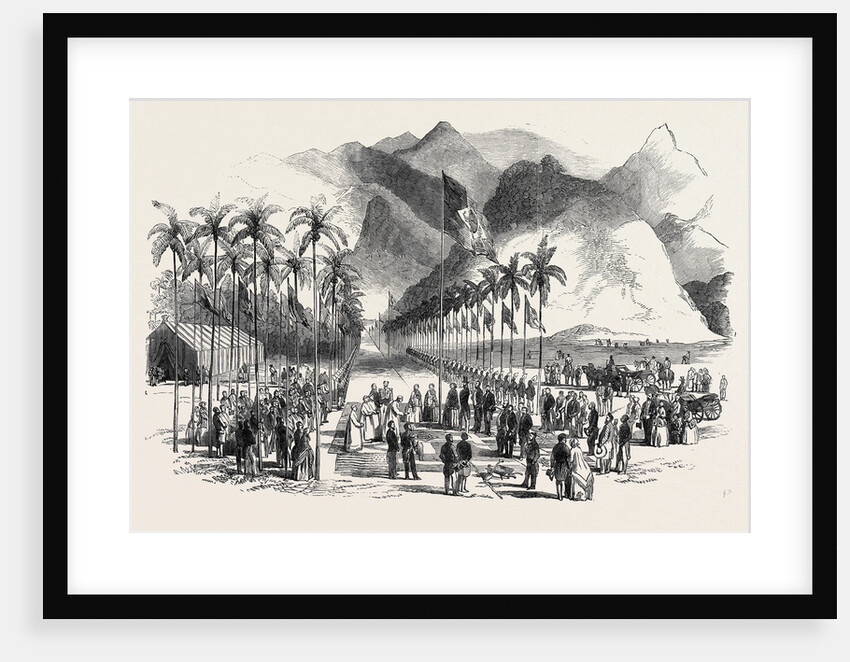 Commencement of the Works of the Petropolis Railway by the Emperor of Brazil, 1852 by Anonymous