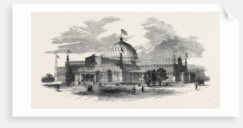 Building for the Exhibition of the Industry of All Nations, at New York, 1852 by Anonymous