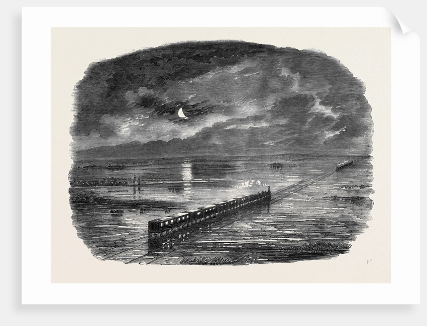 Flood on the Great Northern Railway, Between Darlington and Ferry-Hill Stations by Anonymous
