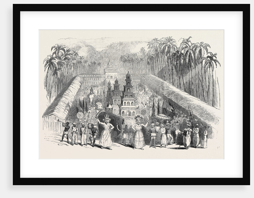 Festival of the Perahera, in Ceylon by Anonymous