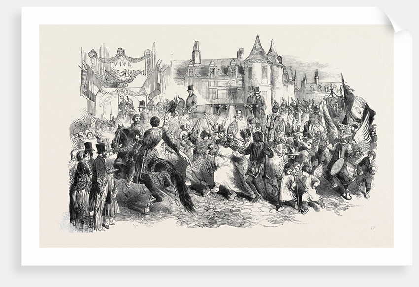 The French President's Tour: Louis Napoleon at Aix, Les Jeux De La Fete-Dieu, 1852 by Anonymous