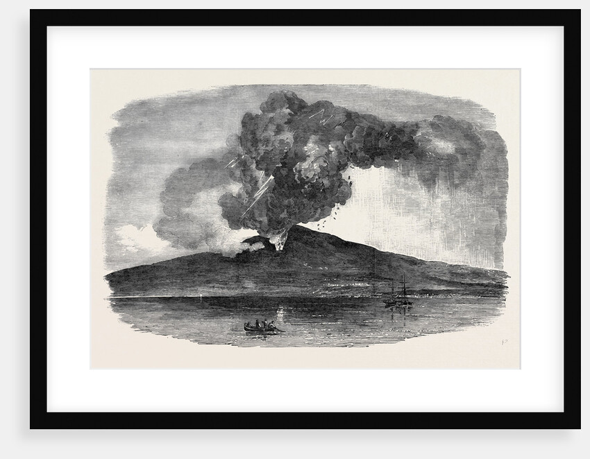 Etna in Eruption, Seen from the Sea by Anonymous