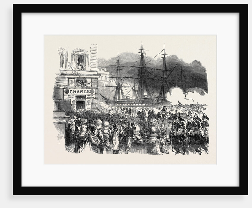 Embarkation of the French President at Marseilles, 1852 by Anonymous