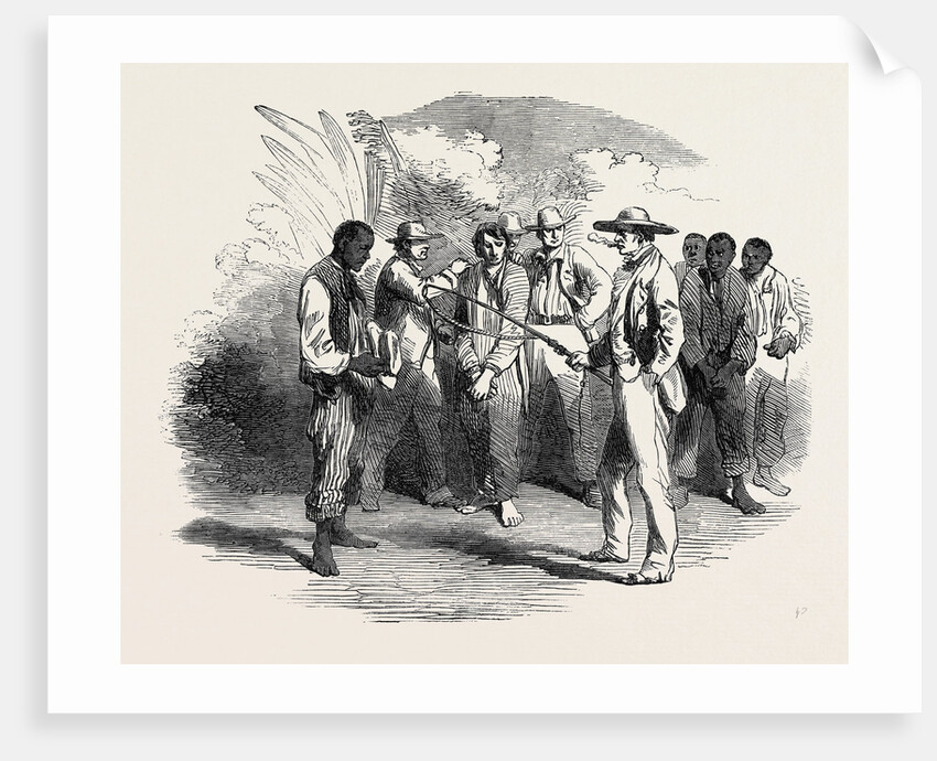 Scene from the New Drama of Uncle Tom's Cabin, at the Olympic Theatre, 1852 by Anonymous