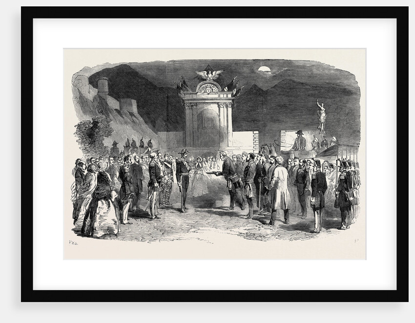 Presentation of the Keys of Grenoble to the President of France, 1852 by Anonymous