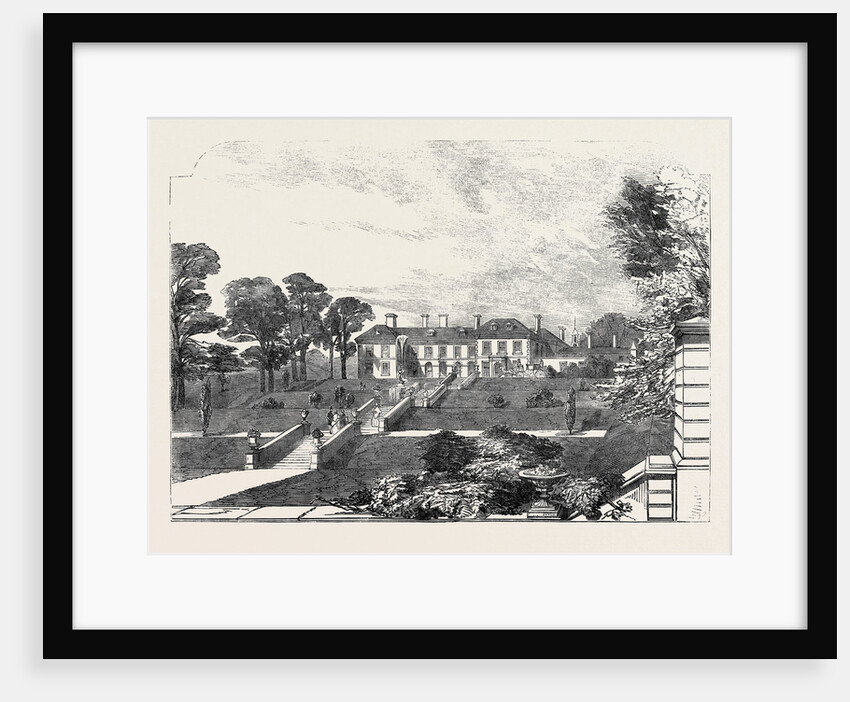 Glossop Hall, Derbyshire, 1852 by Anonymous