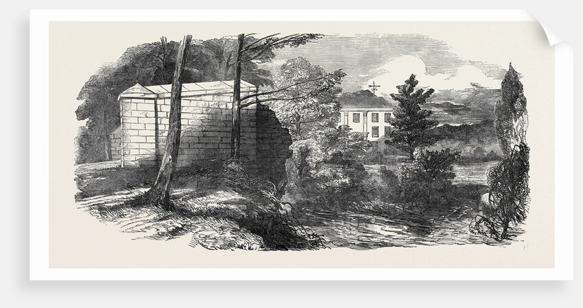 The Flood at Hopton Court, the Seat of A.S. Featherstonhaugh, Esq., 1852 by Anonymous
