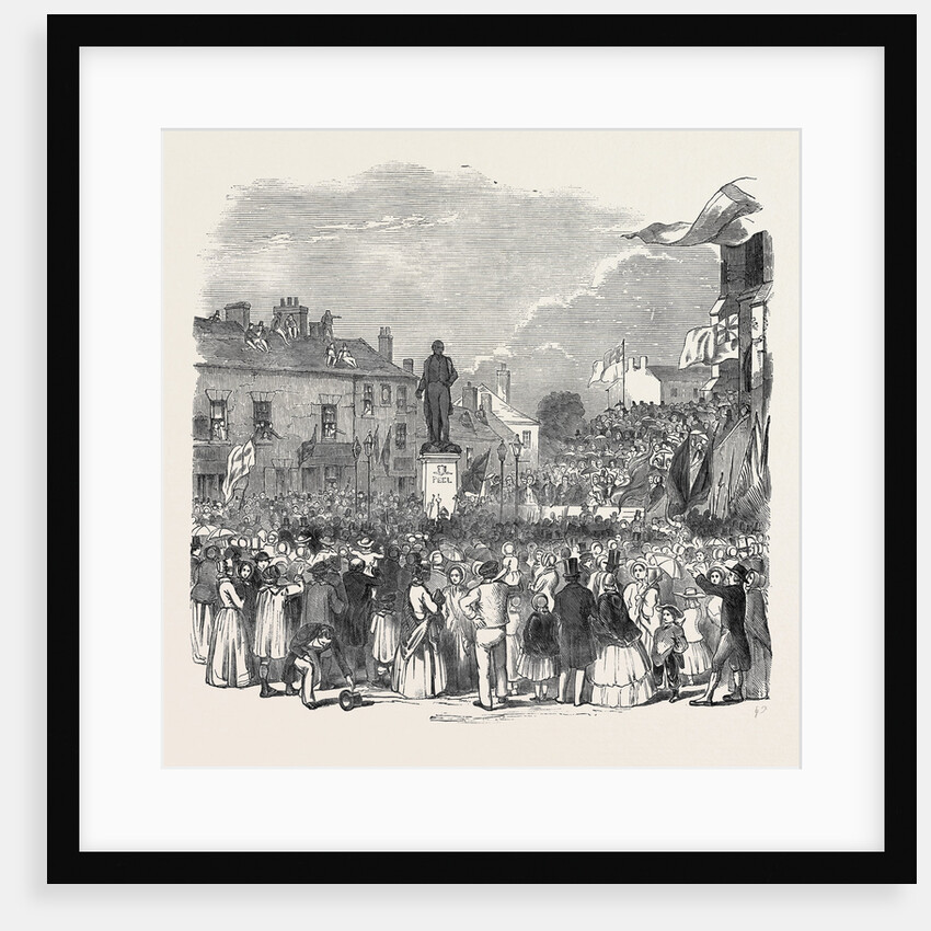 Inauguration of the Statue of the Late Sir Robert Peel, at Bury, 1852 by Anonymous