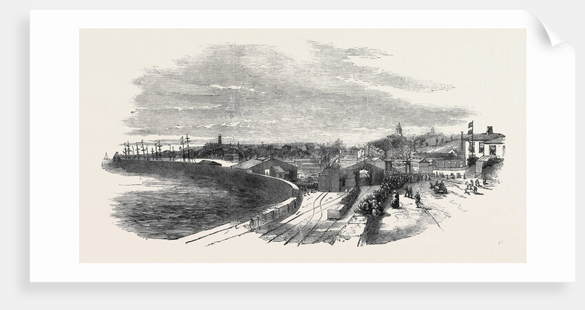 Opening of the West Cornwall Railway, the Penzance Station, 1852 by Anonymous