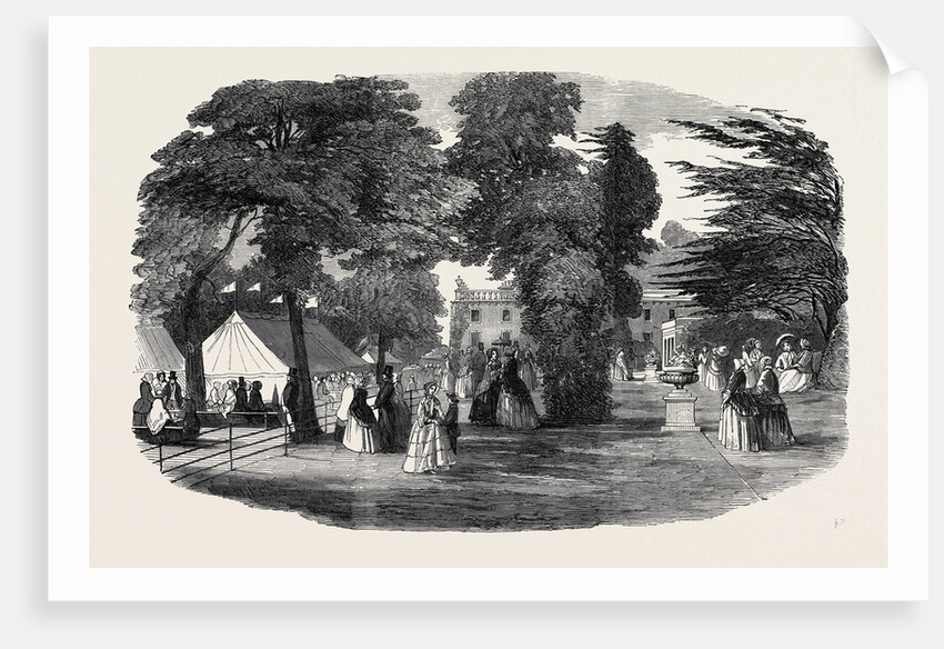 Fete in the Park and Gardens of Bowood, Wiltshire, 1852 by Anonymous