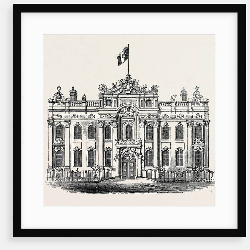 The King's Palace, at Antwerp, Formerly the Hotel De La Place De Meir, 1852 by Anonymous