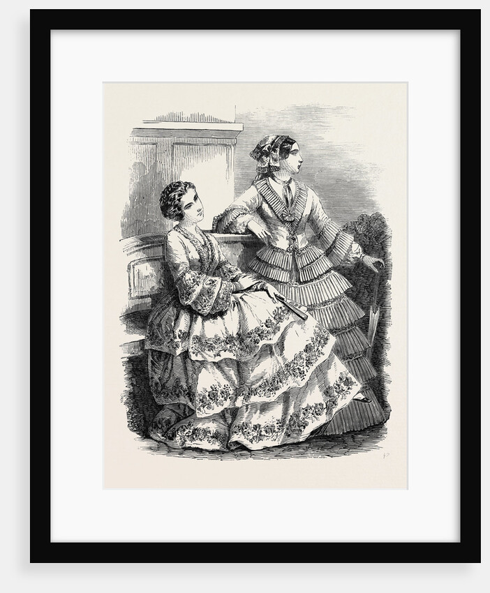 Paris Fashions for August, 1852 by Anonymous