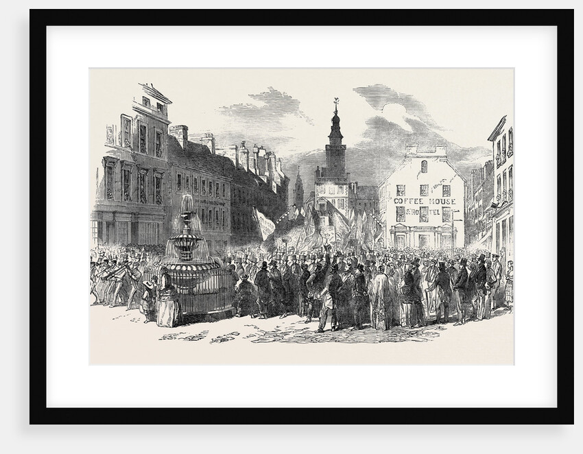 Grand Procession of the Gorbals Temperance Society, at Dumfries, 1852 by Anonymous