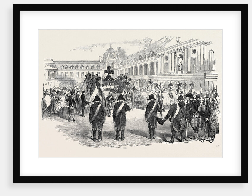 Funeral Procession of Marshal Exelmans to the Church of the Invalides, at Paris, 1852 by Anonymous