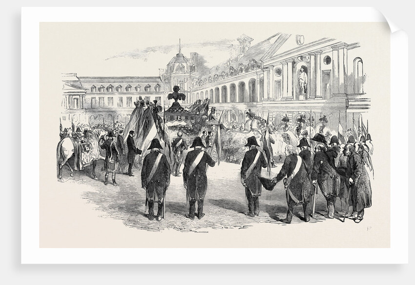 Funeral Procession of Marshal Exelmans to the Church of the Invalides, at Paris, 1852 by Anonymous