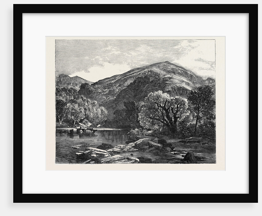 The Tranquil Hour, a Scene in North Wales by Anonymous