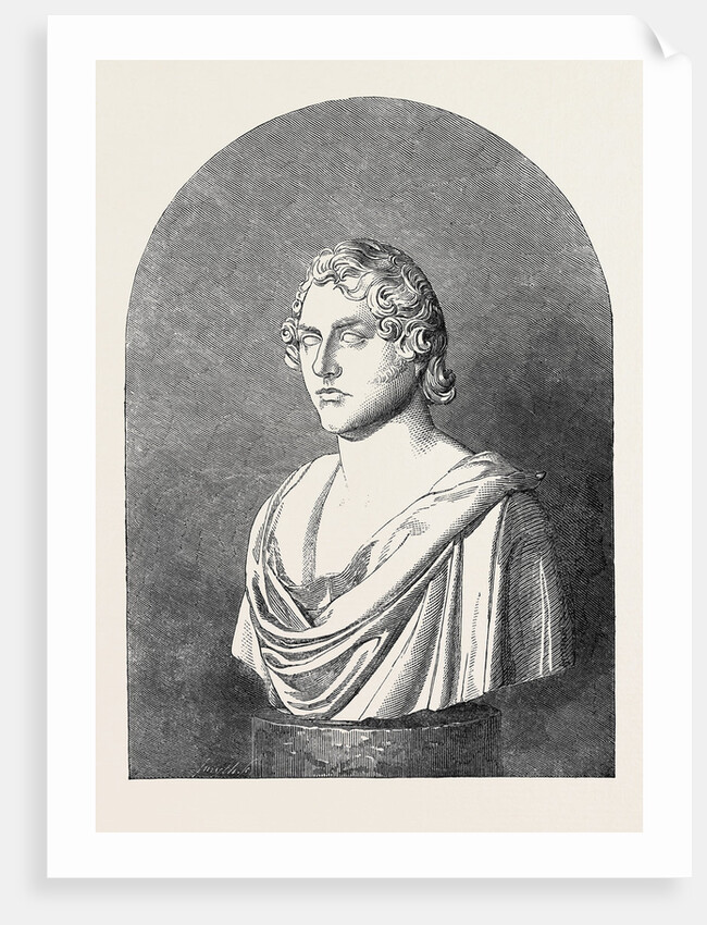 Bust of Lord Byron, 1852 by Anonymous