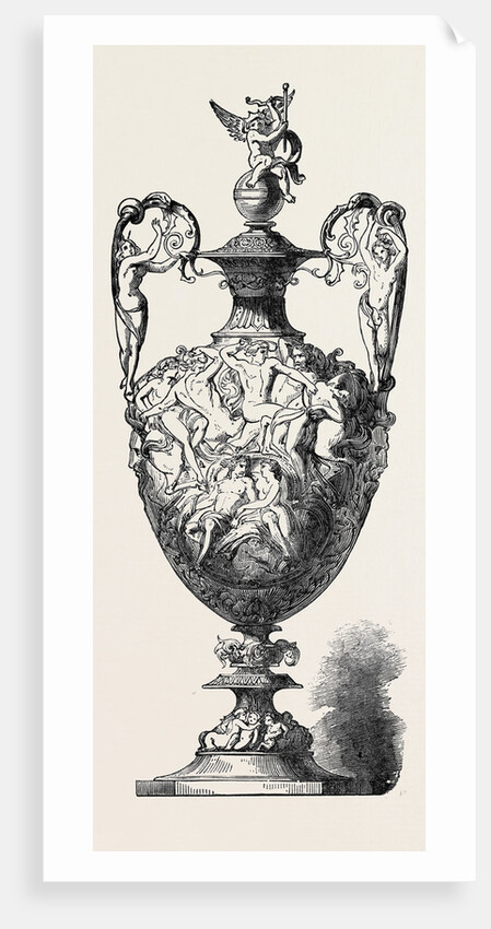 The Goodwood Race Prize Plate: The Stewards' Cup, Etruscan, Battle of the Centaurs, 1852 by Anonymous