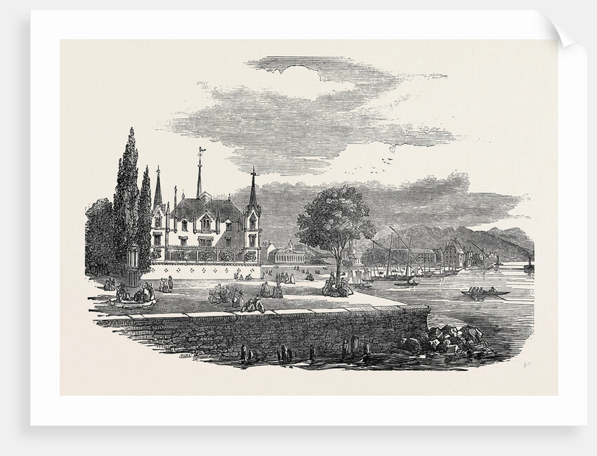 Vevay and the Lake Leman, 1852 by Anonymous