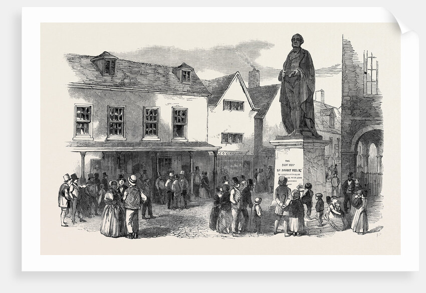 Statue of the Late Sir Robert Peel, at Tamworth by Anonymous