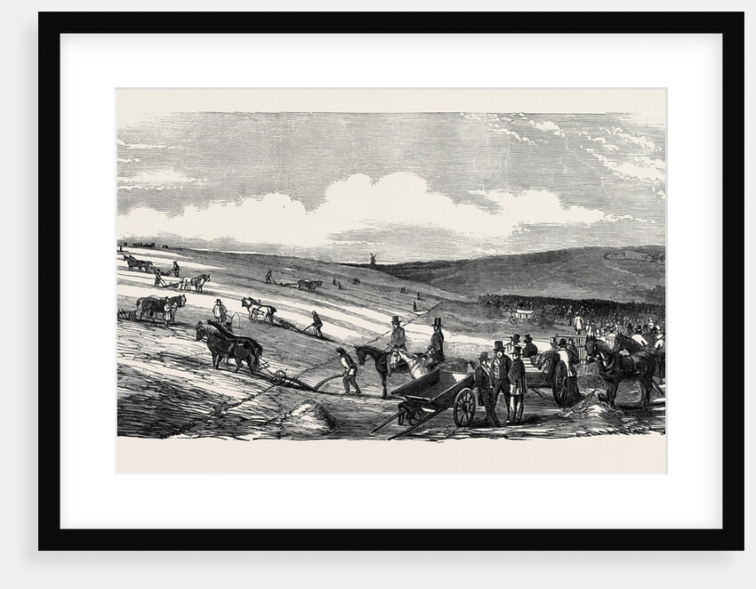 The Royal Agricultural Society of England, Meeting at Lewes: Trial of Implements, at the Wallands, 1852 by Anonymous