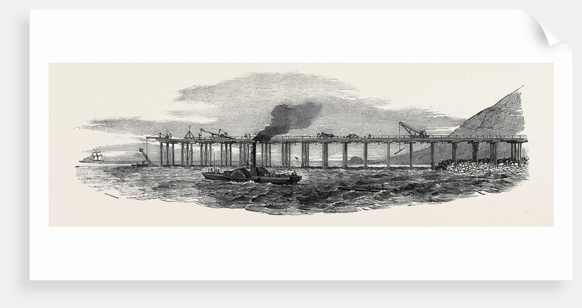 Works of the Portland Breakwater, 1852 by Anonymous