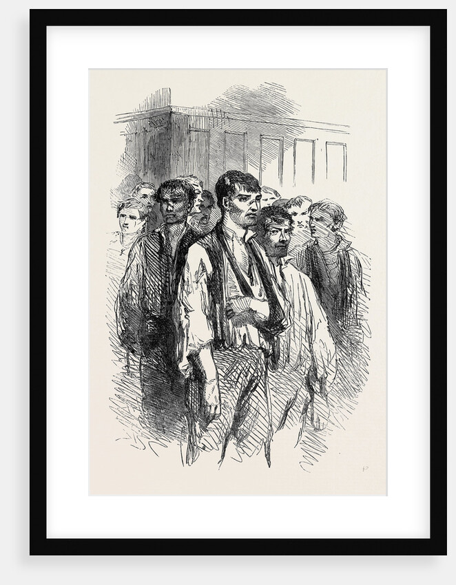 The Riot at Stockport: Prisoners Brought Into Court, 1852 by Anonymous