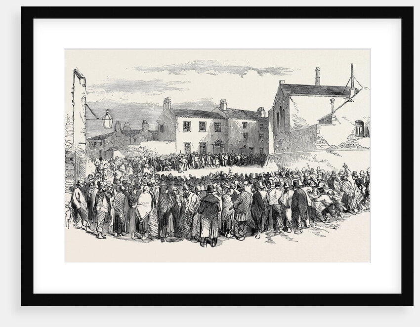 The Riot at Stockport: St. Peter's Schools, and Alderman Graham's House, 1852 by Anonymous
