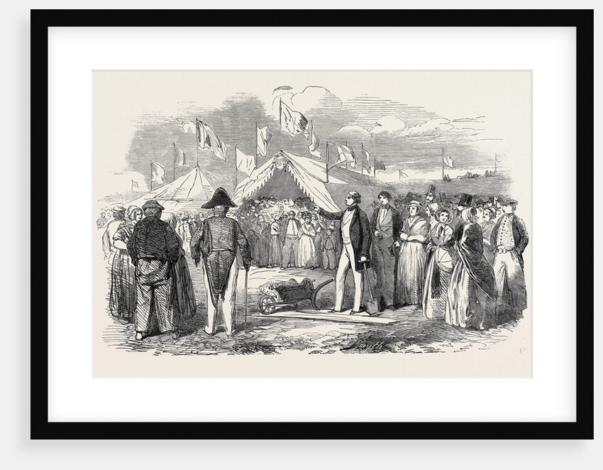Commencement of the Works of the Netherlands Land Enclosure, at Hanswerk, 1852 by Anonymous