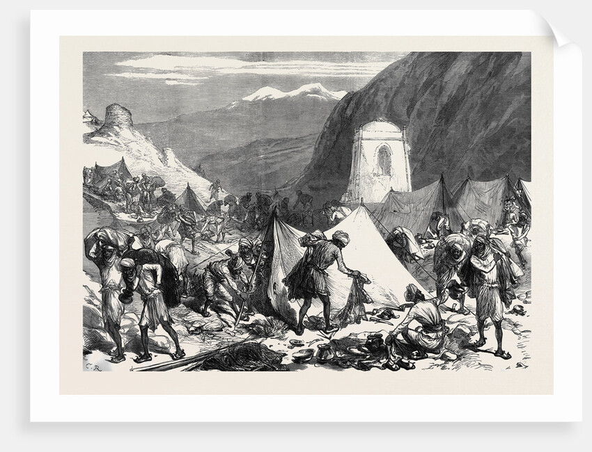 The Afghan War: Native Camp Followers Looting the Afghan Camp at Fort Ali Musjid 1879 by Anonymous