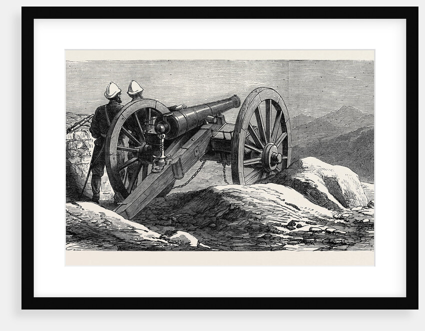 The Afghan War: One of the Guns of Fort Ali Musjid 1879 by Anonymous