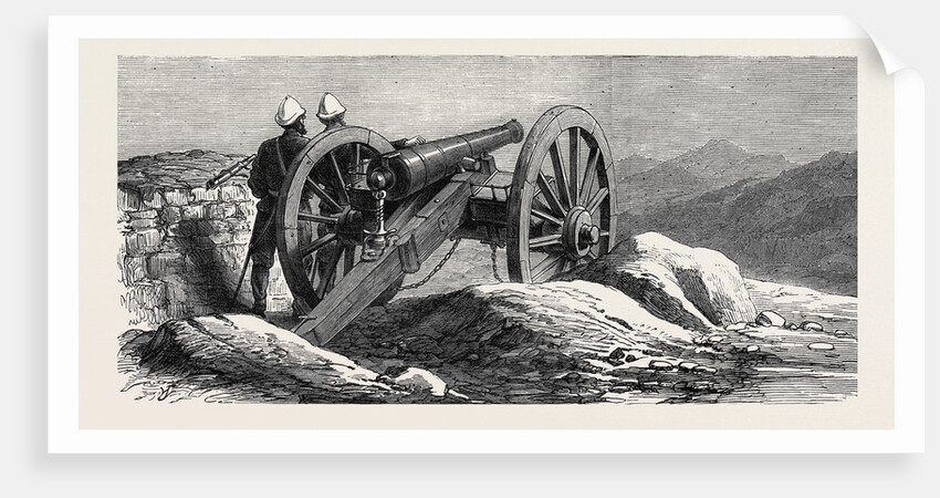 The Afghan War: One of the Guns of Fort Ali Musjid 1879 by Anonymous