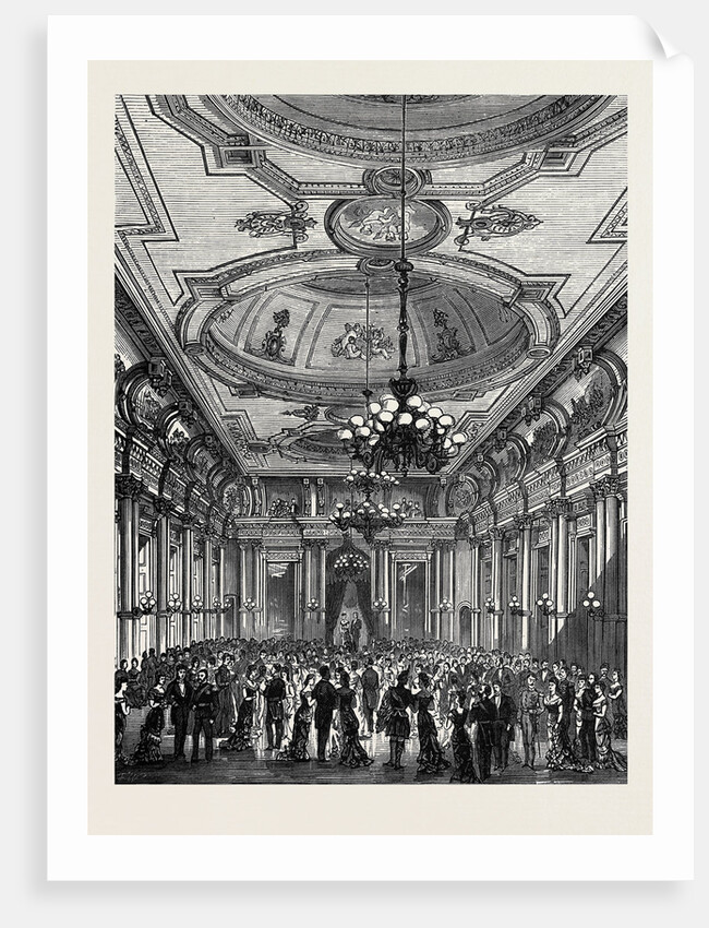 The Marquis of Lorne and Princess Louise at Montreal: Ball Given by the St. Andrew's Society 1879 by Anonymous