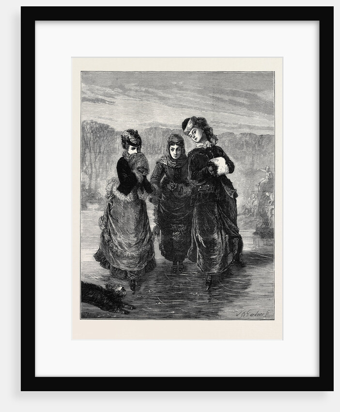 The First Lesson 1879 by Anonymous