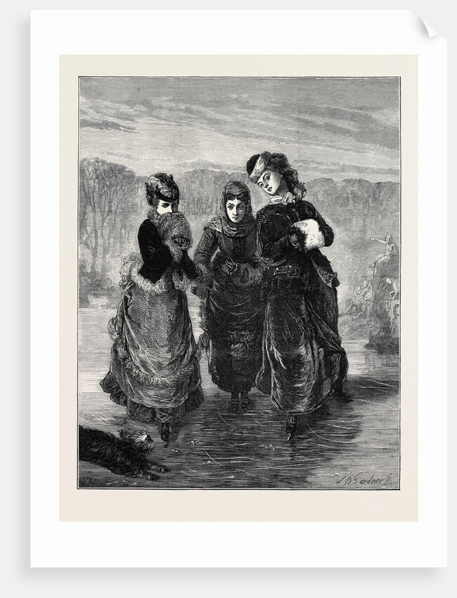 The First Lesson 1879 by Anonymous
