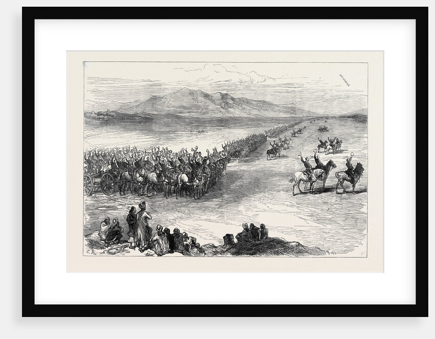The Afghan War: Three Cheers for the Queen New Year's Day at Jellalabad 1879 by Anonymous