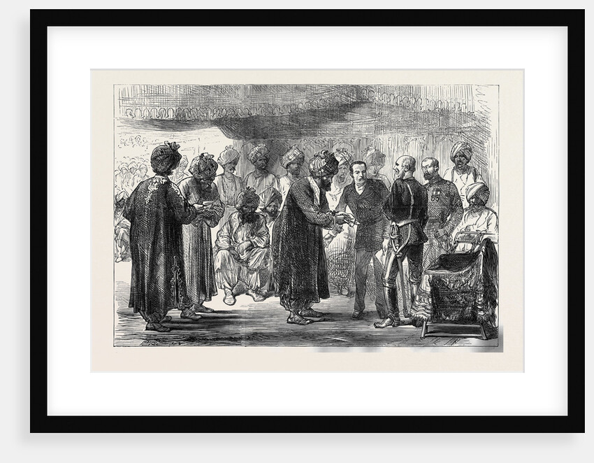 The War in Afghanistan: Durbar at Jellalabad on January 1 1879 by Anonymous