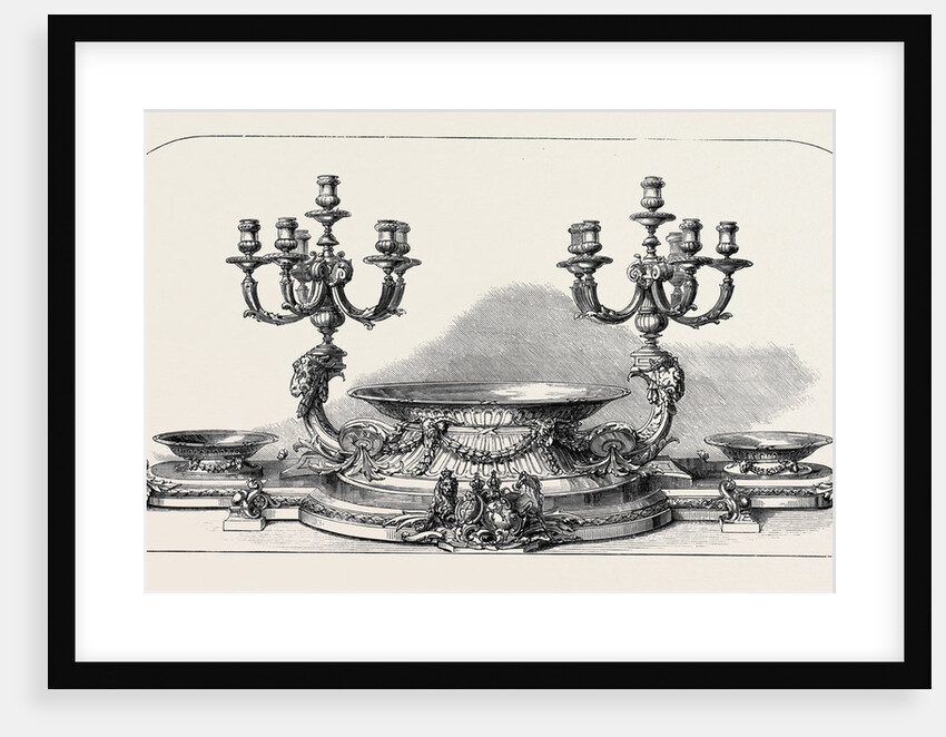 Marriage of the Duke of Connaught: Centre Table Ornament Presented by the Members of Her Majesty's Household 1879 by Anonymous