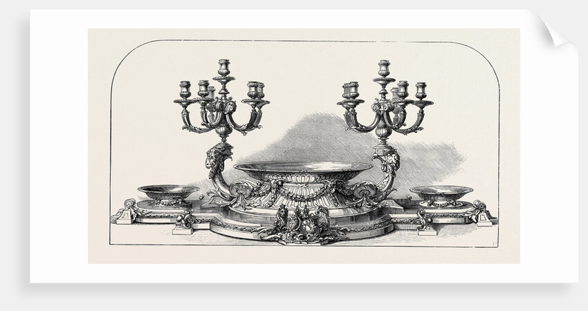 Marriage of the Duke of Connaught: Centre Table Ornament Presented by the Members of Her Majesty's Household 1879 by Anonymous