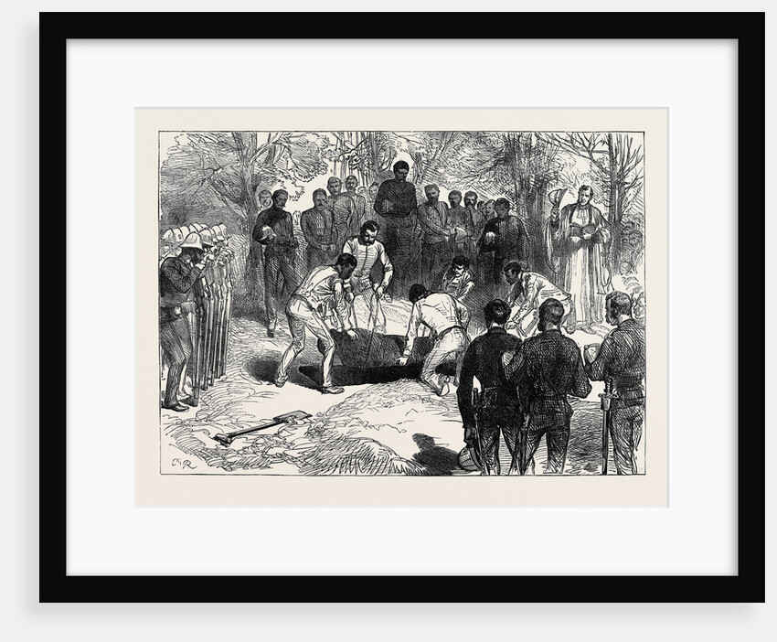 The Afghan Expedition: A Soldier's Funeral at Jellalabad 1879 by Anonymous