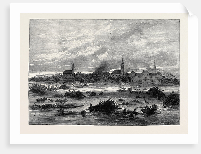 The Great Flood in Hungary: Szegedin after the Disaster 1879 by Anonymous